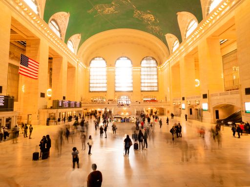 Timelapse at the Grand Central Terminal, New York